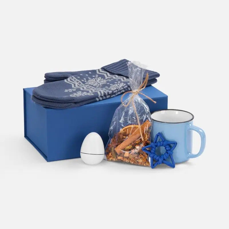 Набор Heart Warmer, голубой, размер L/XL