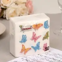 Салфетки бумажные &laquo;Гармония цвета. Бабочки&raquo;, 50 шт.
