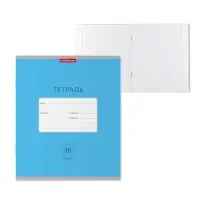 Тетрадь 18 листов в клетку ErichKrause &laquo;Классика Bright&raquo;, обложка мелованный картон, голубая