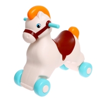 Каталка-качалка &laquo;Пони&raquo;, сафари, цвет бирюзовый