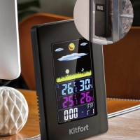 Метеостанция домашняя погодная станция часы КТ-3730