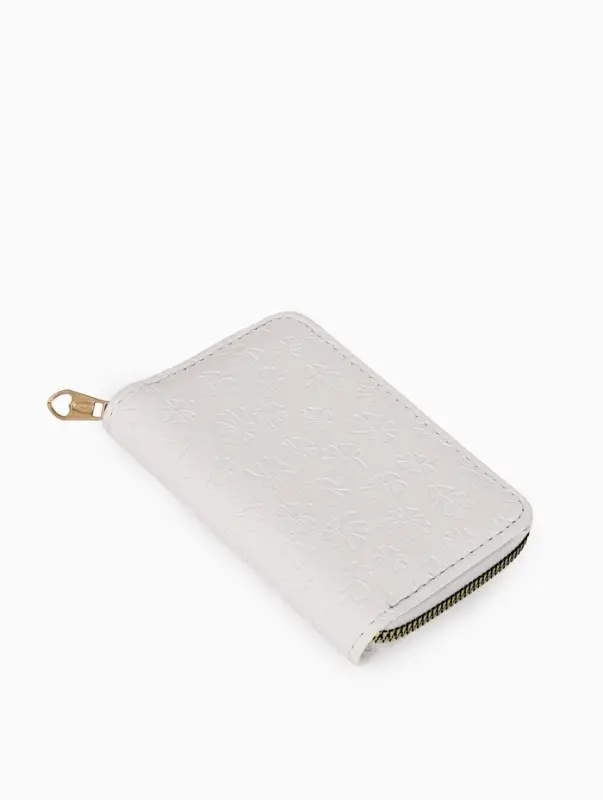 Кошелек жен 07-01-01 Июнь2526, 13*2*9 см, 2 отд+отд/молн, д/карт, белый
