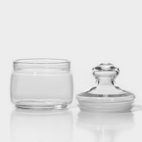 Банка для сыпучих продуктов стеклянная Cesni, 420 мл, цвет прозрачный