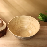 Салатник 29х29х13,5 см, бамбук