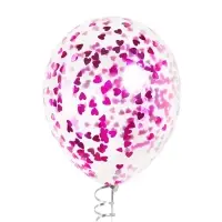 Конфетти &laquo;Сердце&raquo; фуксия, металлик, 1.5 см, 50 г