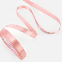 Лента атласная, 12 мм, 23&plusmn;1 м, цвет розовое золото