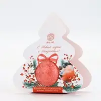 Бомбочка для ванны, аромат зимние ягоды, 120 г, Рябина