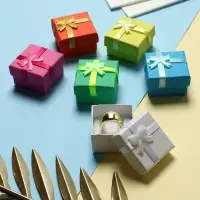 Коробочка подарочная под кольцо &laquo;Неон&raquo;, 4&times;4 см, МИКС, вставка белая