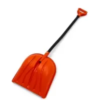 Лопата 410 х 460 мм, пластик, металлический черенок, оцинкованная планка Вьюга №5 Премиум