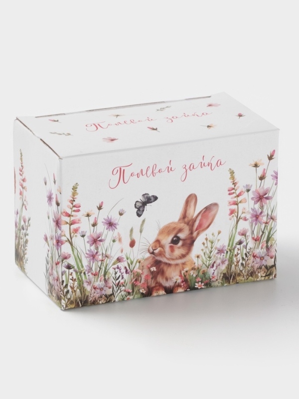 Набор для специй Доляна &laquo;Зайка&raquo;, керамика, 2 предмета: солонка, перечница 130 мл, 11.5&times;6.2&times;8.8 см, белый