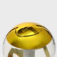 Башня пивная &laquo;Шар&raquo;, 3 л, ёмкость для льда, подсветка, пластик, золотистый