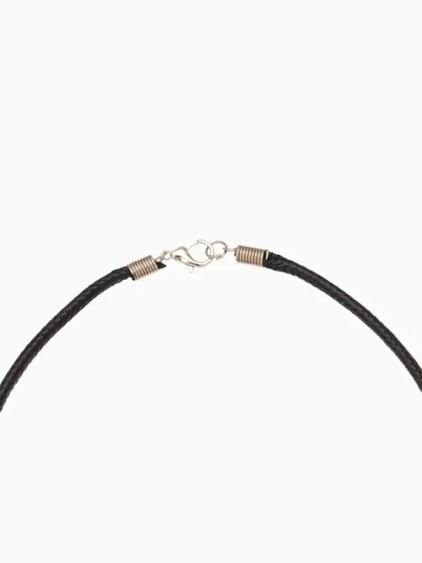 Кулон "Капля" ракушка 25,5 см, цв. чёрно-красный