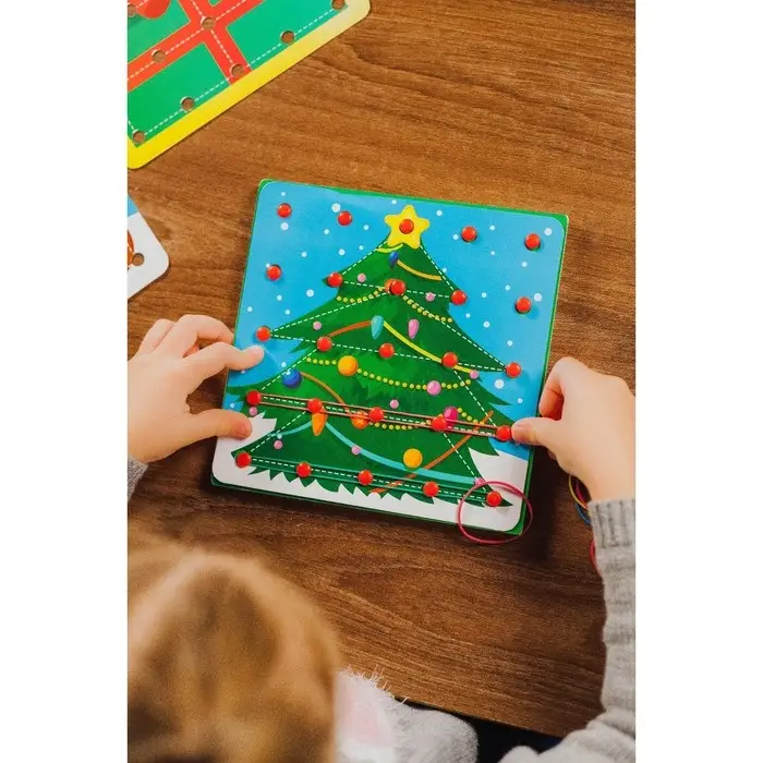 Развивающая игра. Геоборд &laquo;Новый год! Зимняя сказка&raquo;