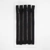 Молния &laquo;Трактор&raquo;, №5, неразъёмная, замок автомат, 18 см, чёрная