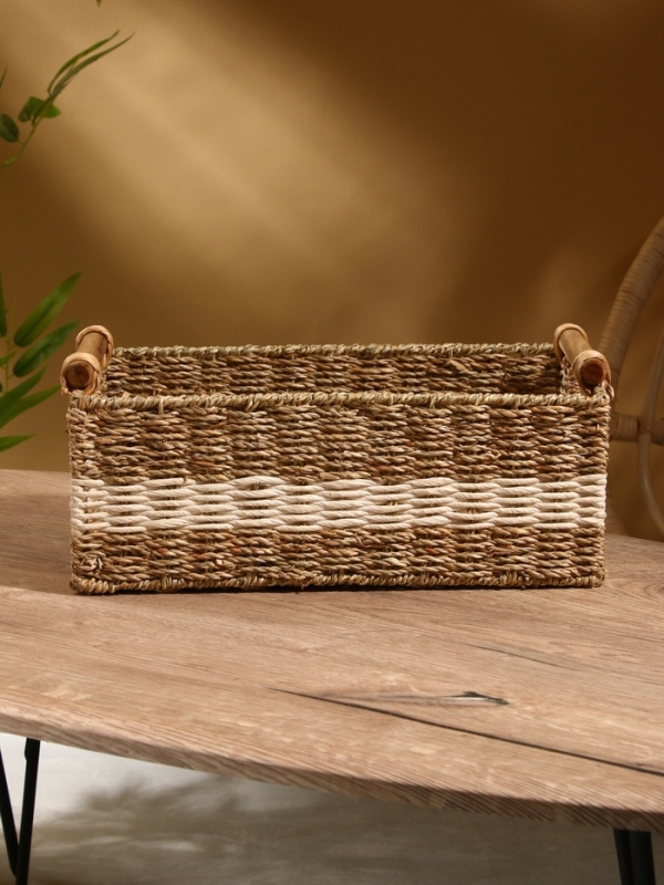 Корзина плетеная 36x21x15 см, сиграсс