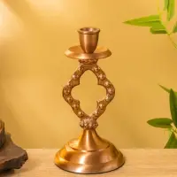 Подсвечник "Сияние" алюминий 10х10х19 см