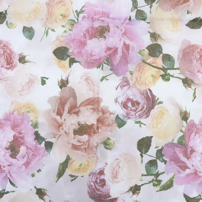 Бумага упаковочная тишью, &laquo;Райский сад&raquo;, 50 см &times; 70 см 17 грамм