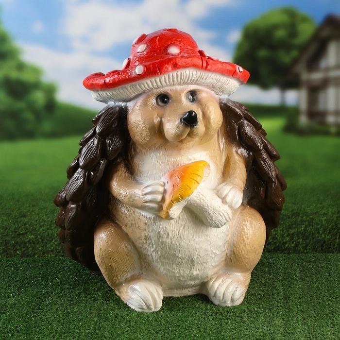 Садовая фигура "Ёж огр" 47х38х38 см