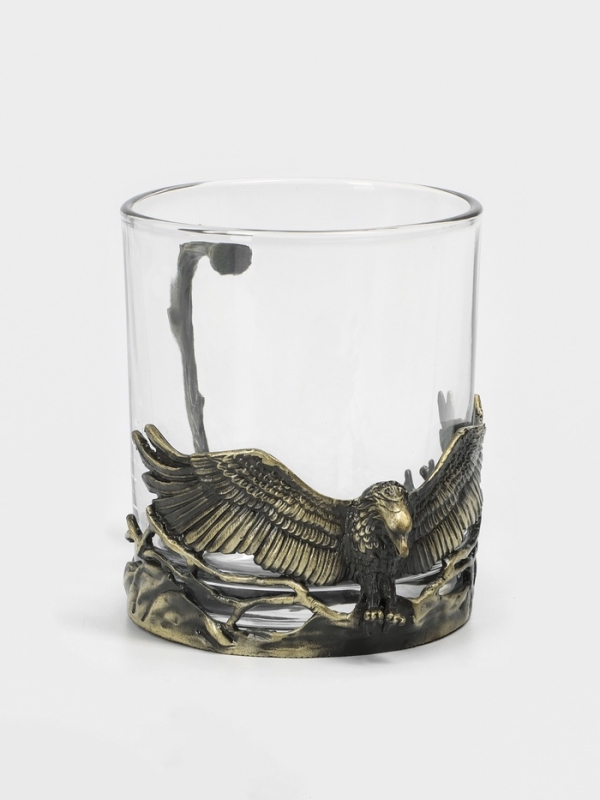 Стакан "Орёл", мельхиор