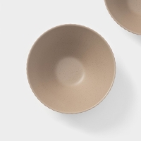 Салатники Magistro Jarwah Lausanne, 700 мл, 17,5&times;7,3 см, набор 2 шт, фарфор, бежевые