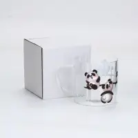 Кружка стеклянная &laquo;Панды&raquo;, 650 мл