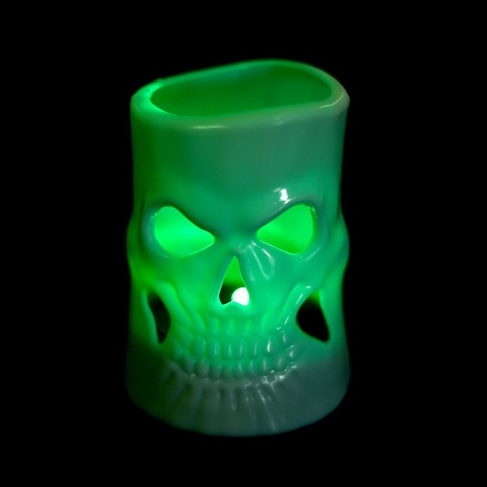 Свеча светодиодная &laquo;Череп&raquo;, виды МИКС