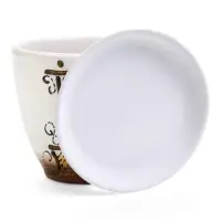 Горшок цветочный поддоном  1 л,  керамика, Вечер (М)