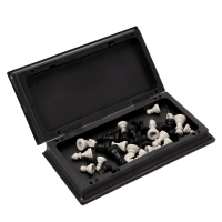 Шахматы 16 х 16  см, король h-2.8 см, d-1.2 см, доска и фигуры пластик