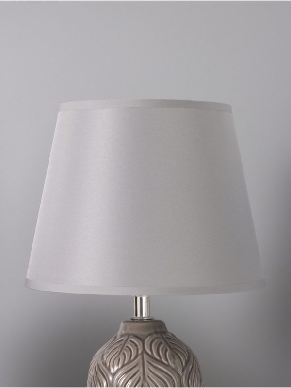 Настольная лампа "Бутоны" 1х15Вт Е14 серый 20х20х28см