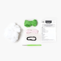 Набор для вязания крючком. Амигуруми: мягкая игрушка своими руками &laquo;Лягушонок&raquo;, 8 см