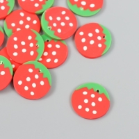 Декор для творчества PVC "Клубничка" набор 20 гр МИКС 0,3х1,5х2,3 см