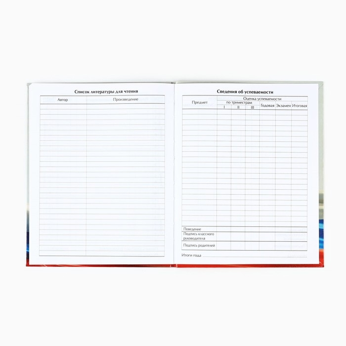 Дневник школьный для 1-11 класса, в интегральной обложке, 40 л. &laquo;1 сентября:Российский флаг&raquo;