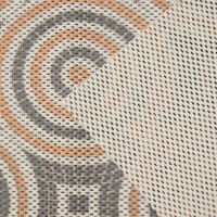 Набор ковриков для ванны и туалета Вилина &laquo;Круги&raquo;, 2 шт: 50&times;52, 50&times;85 см