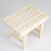 Лавка наличник, из липы, "Добропаровъ", 60&times;40&times;43,5см