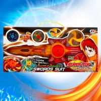 Набор волчков &laquo;Супер меч&raquo;, двойной запуск, с вертушкой