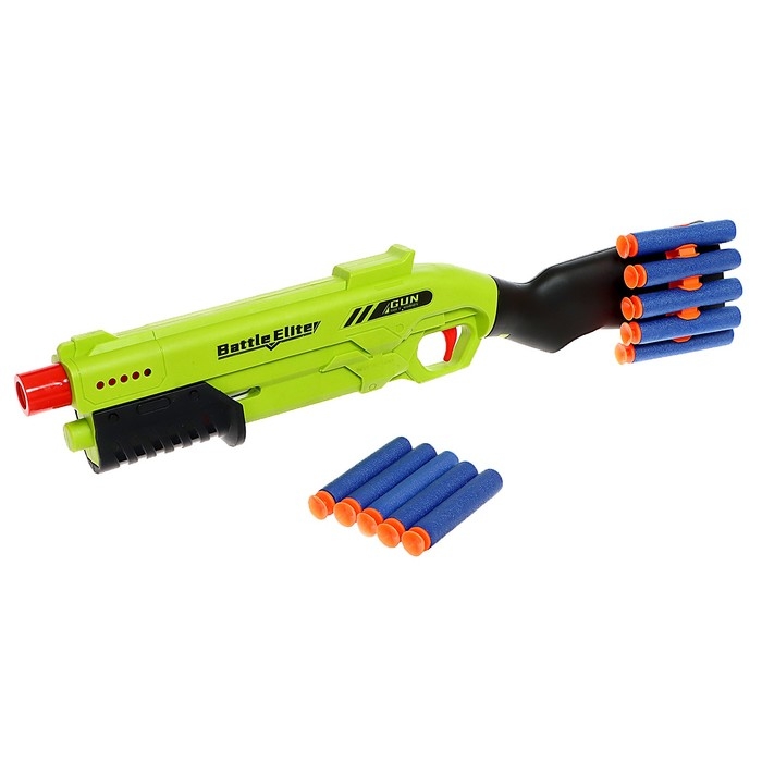 Бластер &laquo;Дробовик&raquo; стреляет мягкими пулями, цвет МИКС