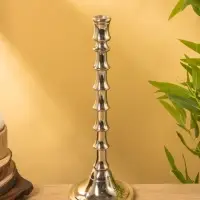 Подсвечник "Весенняя капель" алюминий 38 см