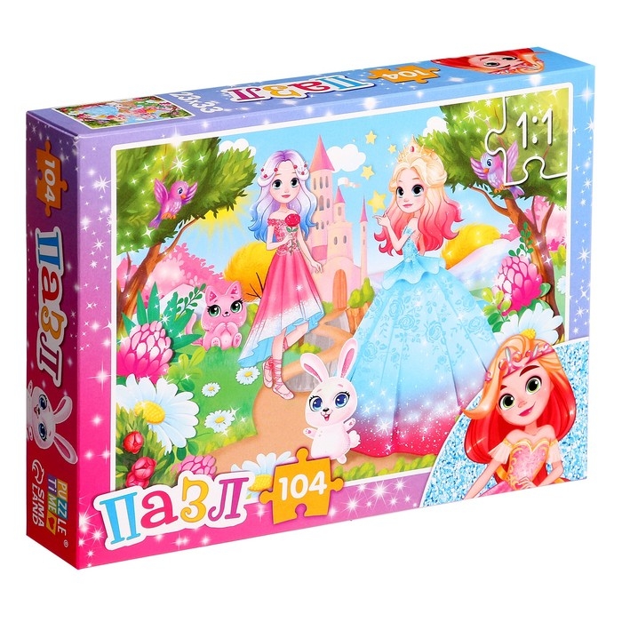 Пазл &laquo;Принцессы в волшебном лесу&raquo;, 104 элемента