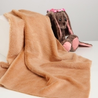 Лоскут для рукоделия, 50 &times; 50 cм, мех, цвет светло-коричневый