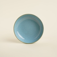 Набор мисок фарфоровых SL Home &laquo;Аззура&raquo;, 1,2 л, d=18,5 см, цвет голубой