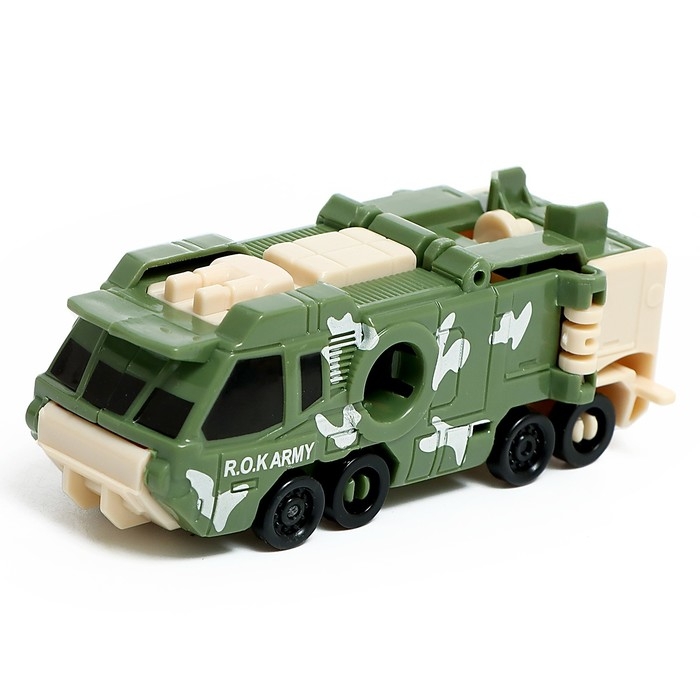 Робот &laquo;Военный вертолёт&raquo;, трансформируется, собирается из 3-х машинок