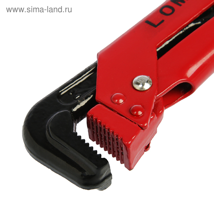 Ключ трубный рычажный ЛОМ, плоский зажим 90&deg;, раскрытие до 40 мм, 2"