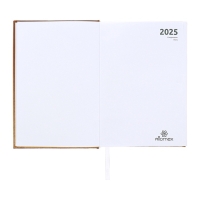 Ежедневник датированный 2024 года, А5, 176 листов, Attomex.Regent, обложка бумвинил, ляссе, блок 70 г/м2, золотой