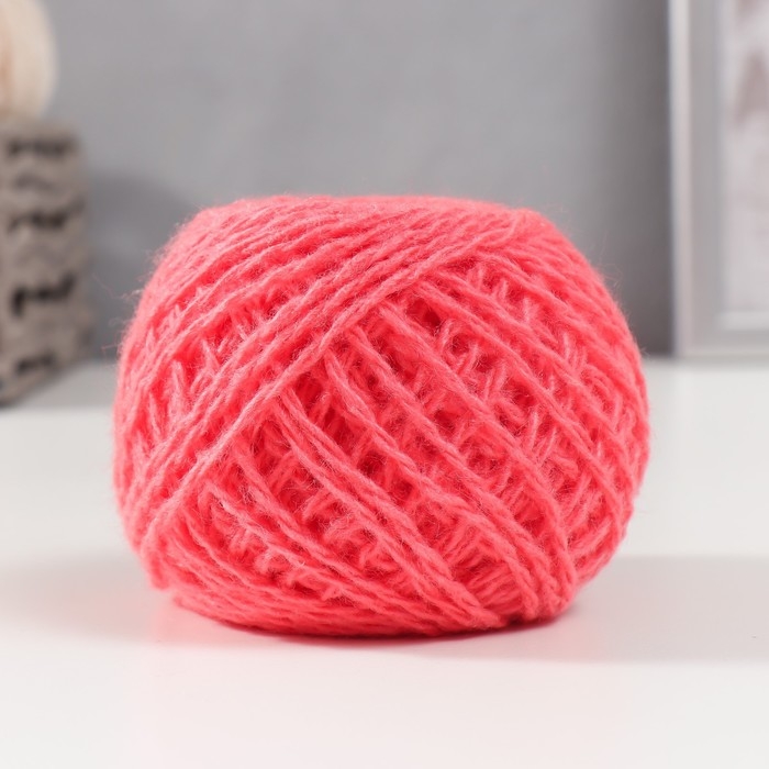 Пряжа "Акрил" 100% акрил, 100м/40&plusmn;5 гр (Коралл)