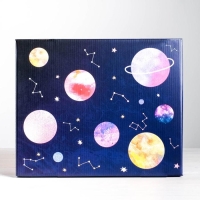 Коробка подарочная складная, упаковка, &laquo;Космос&raquo;, 31 х 25.5 х 16 см