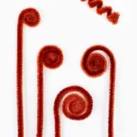 Синельная проволока, набор 100 шт, коричневая, 30 см