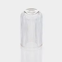 Набор стаканов 6 шт, 400 мл, золотой обод