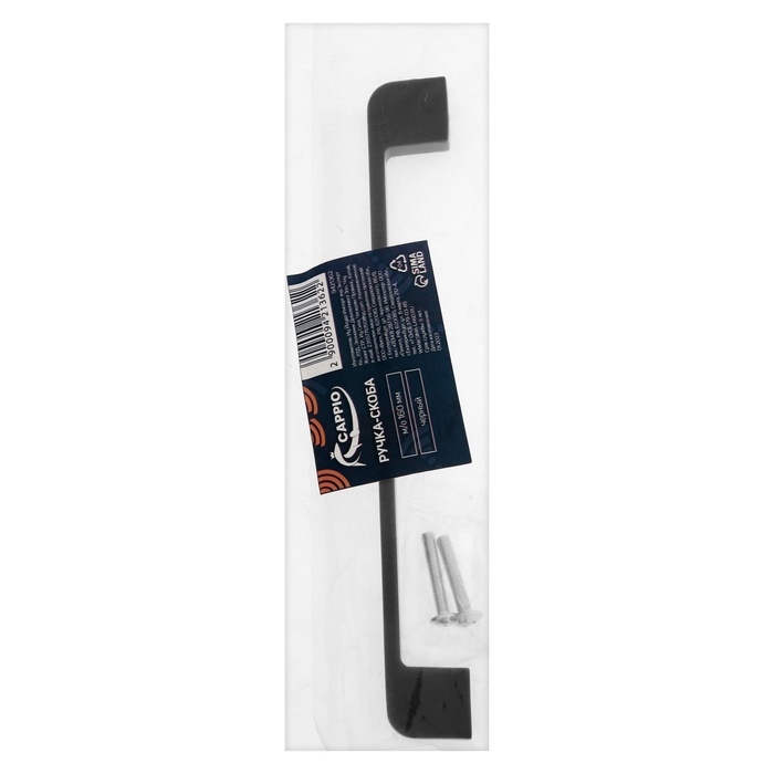 Ручка-скоба CAPPIO FREEDOM, м/о 160 мм, цвет черный, 10 шт.