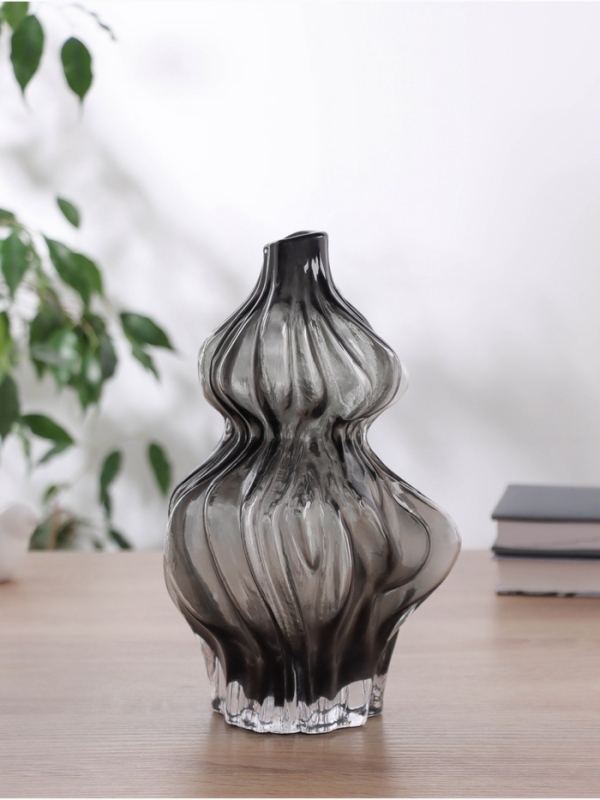 Ваза стекло настольная "Одри" d-2.5 см, h-26х12,5 см