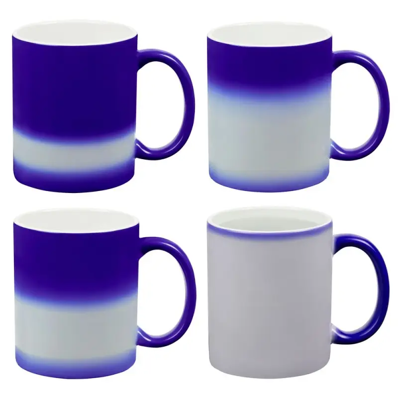 Кружка &laquo;Хамелеон&raquo;, ver.2, матовая, синяя